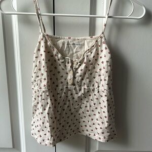 Floral Brandy Melville Tank Top